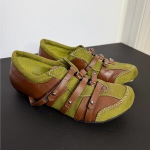 Miss Me Green and Brown Women's Shoes